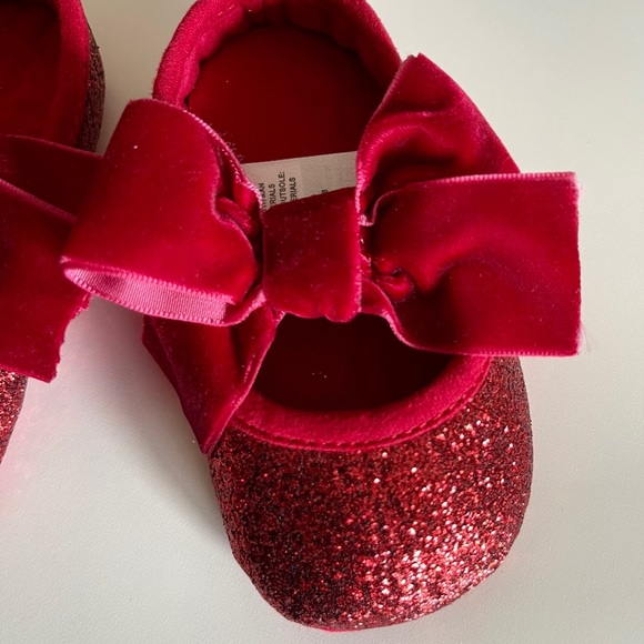 ❤️ glittery red baby shoes - Picture 2 of 4